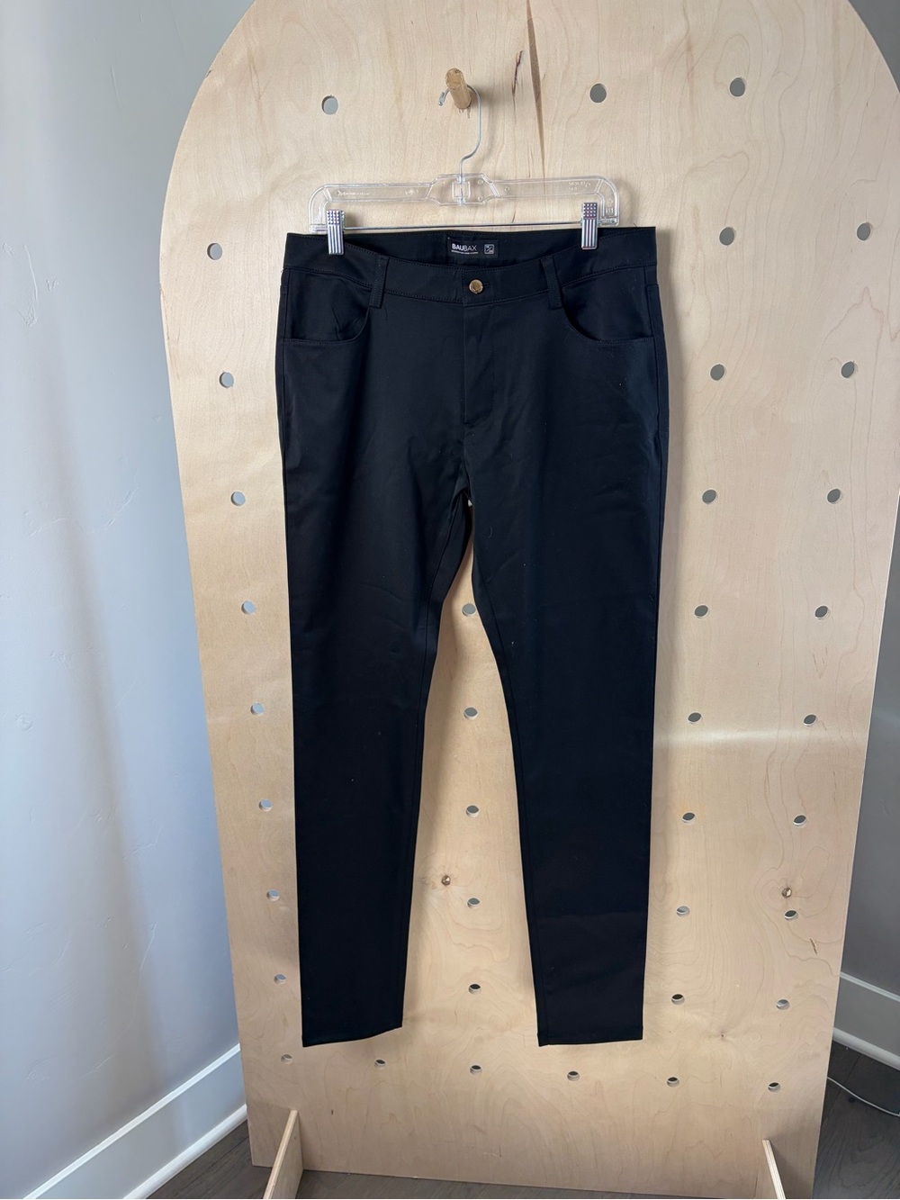BauBax Stain & Water Resistant Women’s Trouser Leggings – Black 14/34 - Picture 2 of 6